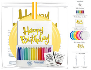 Happy Birthday Party Pack - 12 count