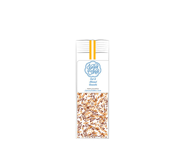 Janie's Cakes oat and almond granola snack size 1.5OZ