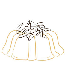 Load image into Gallery viewer, Illustration of Janie&#39;s Cakes Saucy Jane a Vanilla pound cake in the shape of a bundt cake.