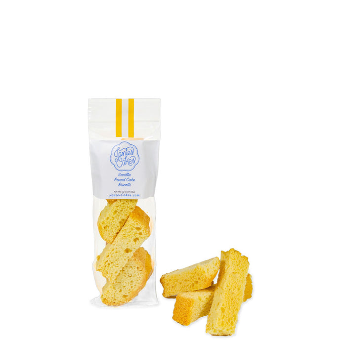 Vanilla Pound Cake Biscotti - 1.2oz