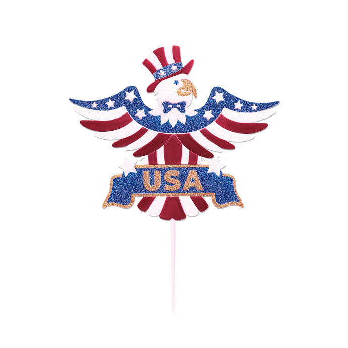 USA patriotic eagle cake topper