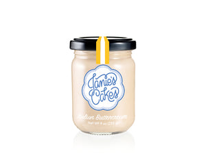 Italian buttercream by the jar. Featured in the Italian Jane