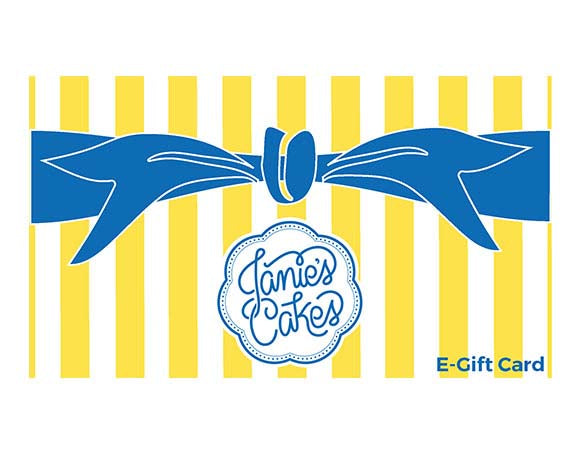 Janie's cakes gift card