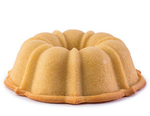 Vanilla pound cake in the shape of a bundt. Serves 12. Featured as Oprah's Favorite Things. Packaged in our signature yellow and white striped gift box with a blue bow.